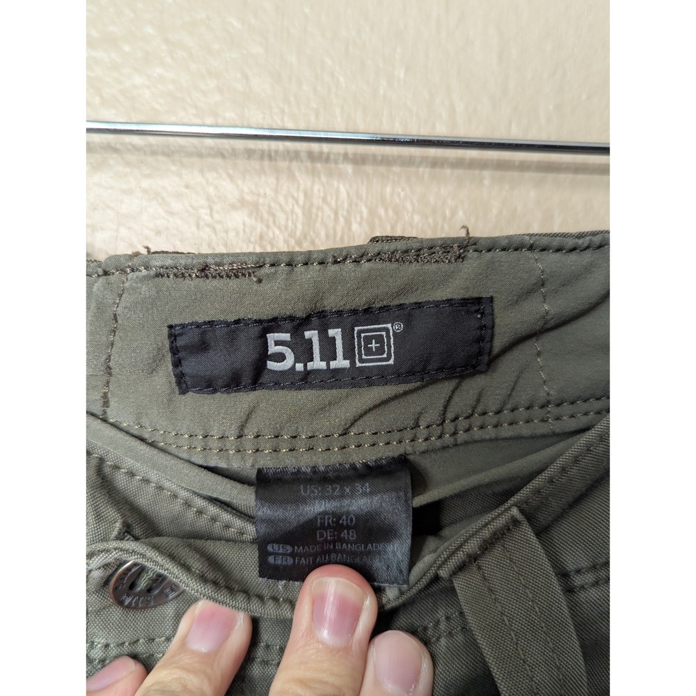 5.11 Tactical Apex Pants Mens 32x34 Olive Green Cargo Utility Work 74520 - Picture 3 of 16